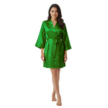 Satin Night Wear Bathrobe | Luxurious Kimono Robe S-3XL | 41 Colors S26