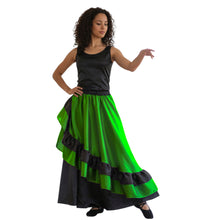 Satin Half Circle Belly Dance Skirt | Elegant Flow S-3XL | 41 Colors S57