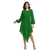 Chiffon Long Asymmetrical Dress | One Peace Party Gown S-5XL C55