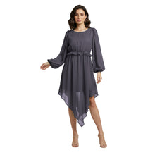 Chiffon Long Asymmetrical Dress | One Peace Party Gown S-5XL C55