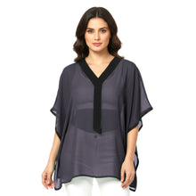 Chiffon Tulip Caftan Top | Flowy Casual Tunic S-5XL | 30 Colors C64