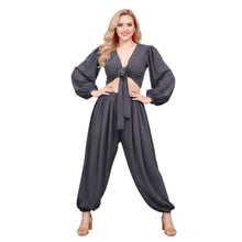 Belly Dance Costume Set: Ruffle Top & Boohoo Harem Pants S-5XL C70