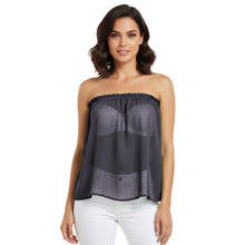 Chiffon Sheer Tube Top | Layering Bandeau S-5XL | 30 Colors C65