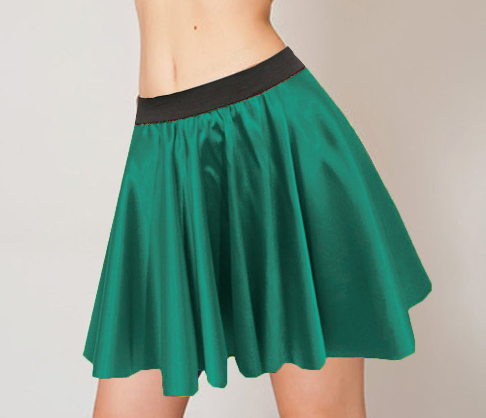 Satin Mini skirt S34 - Regular Size 2