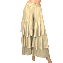 Satin Belly Dance 3 Layer Satin Palazzo Pants S97 - Regular Size 1