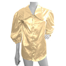 Button Down shirt Fancy Satin Shirt S90 - Regular Size 1