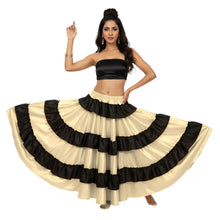 Satin Full Circle Dance Skirt Frill | 360° Flow S-3XL S46