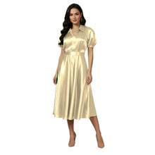 Satin Long Party Dress | Flowy Formal Gown S-3XL | 41 Colors S117
