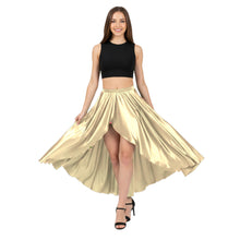 Satin Asymmetrical Wrap Skirt | High-Low Flow S-3XL | 41 Colors S72