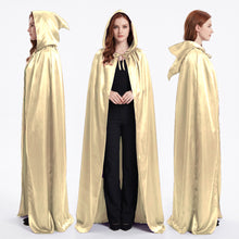 Satin Halloween Hooded Robe Cape – Costume, Cosplay & Party Wear S151