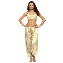 Satin Belly Dance Harem Pants | Flowy Trousers S-3XL | 41 Colors S10