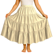 12 Yard 4 Tier Belly Dance Skirt | Full Volume Flow S-3XL S32