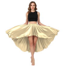Satin Asymmetrical High-Low Skirt | Flowy Maxi S-5XL | 41 Colors S47