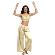 Satin Palazzo Pants | Belly Dance Wide Leg Flow S-3XL | 41 Colors S19