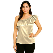 Satin Sleeveless Fancy Top | Party & Evening Wear S-3XL | 41 Colors S87