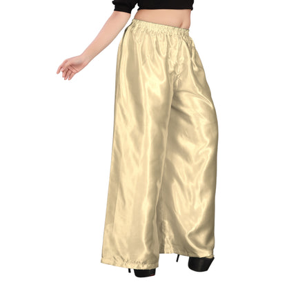 Belly Dance Satin Palazzo Pant For Women /Girls S25-Regular Size 1