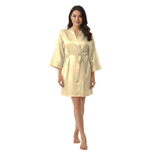 Satin Night Wear Bathrobe | Luxurious Kimono Robe S-3XL | 41 Colors S26