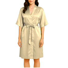 Satin Night Wear Bathrobe | Luxurious Kimono Robe S-3XL | 41 Colors S79