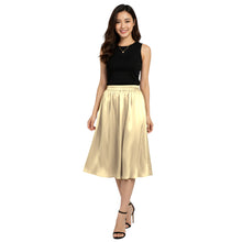 Satin Belly Dance Midi Skirt | Casual wear Skirt S-3XL | 41 Colors S35