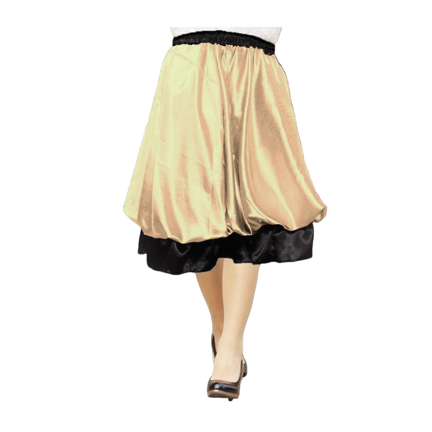 Satin Balloon Skirt S38 - Regular Size 1