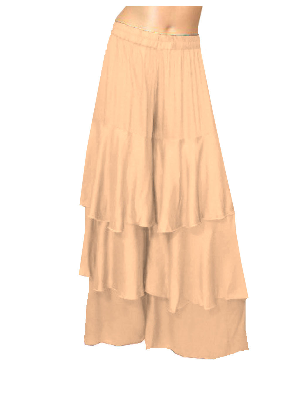 3 Layer Satin Palazzo Pants S97 - Regular Size 2