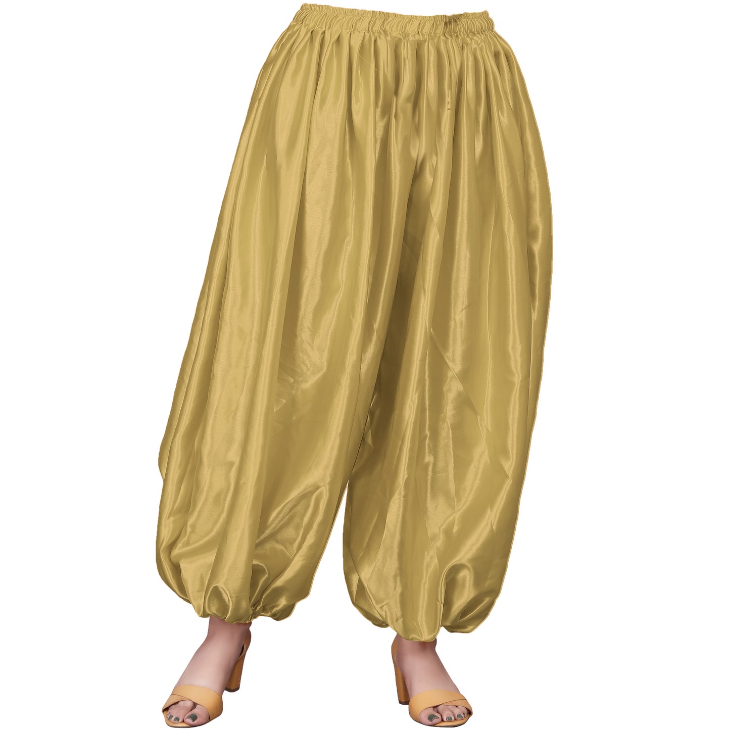 Satin Aladdin Harem Pant Long Boohoo Belly Dance Pant S132- Regular Size 2