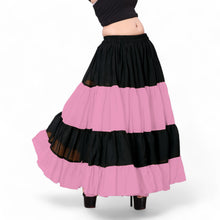 Epic 25 Yard 4-Tier Chiffon Skirt | Double Color Belly Dance S-5XL C63