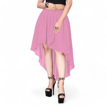 Chiffon Asymmetrical High-Low Skirt | Modern Dance, Lyrical, Belly Dance Fusion C9