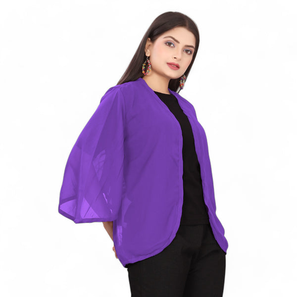 Women Chiffon Shrug / Jacket C51- Regular Size 2