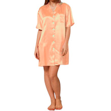 Satin Long Night wear Loser Shirt S111  - Regular Size 2