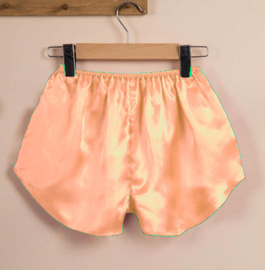 Satin Short Mini Pant For Girls Night wear S78 - Regular Size 2