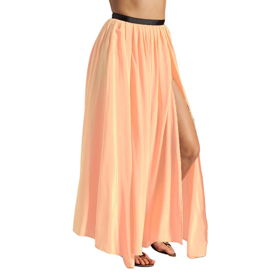 Side  Slit A line Belly Dance skirt 4 Layer Skirt S95 - Regular Size 2