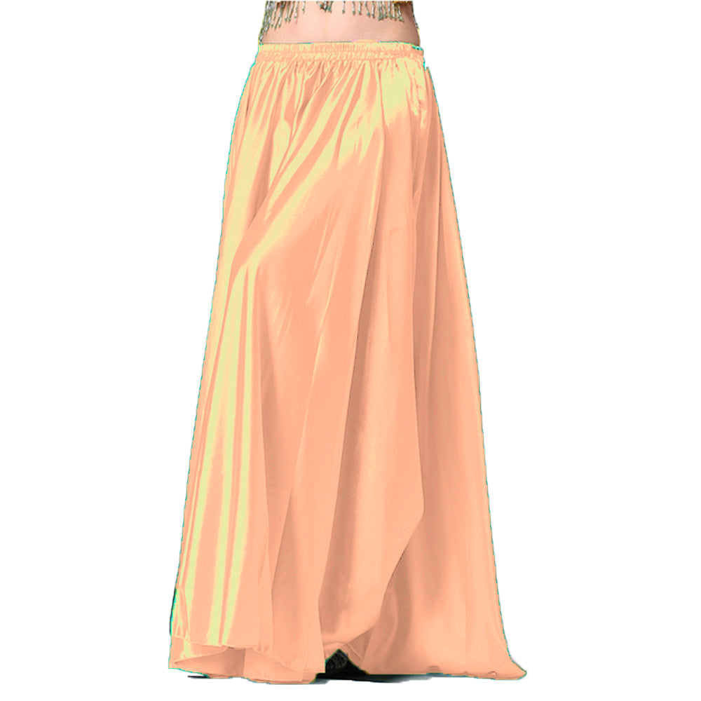 Satin Belly Dance Full Circle Skirt S69 - Regular Size 2