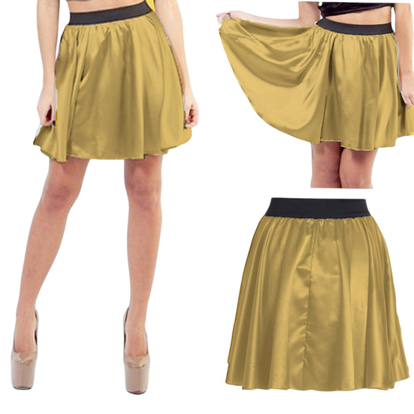 Satin Belly Dance  Short skirt S70 - Regular Size 2