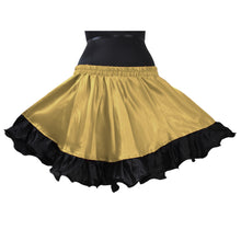 Satin Belly Dance   Short skirt with frill S41 - Regular Size 2