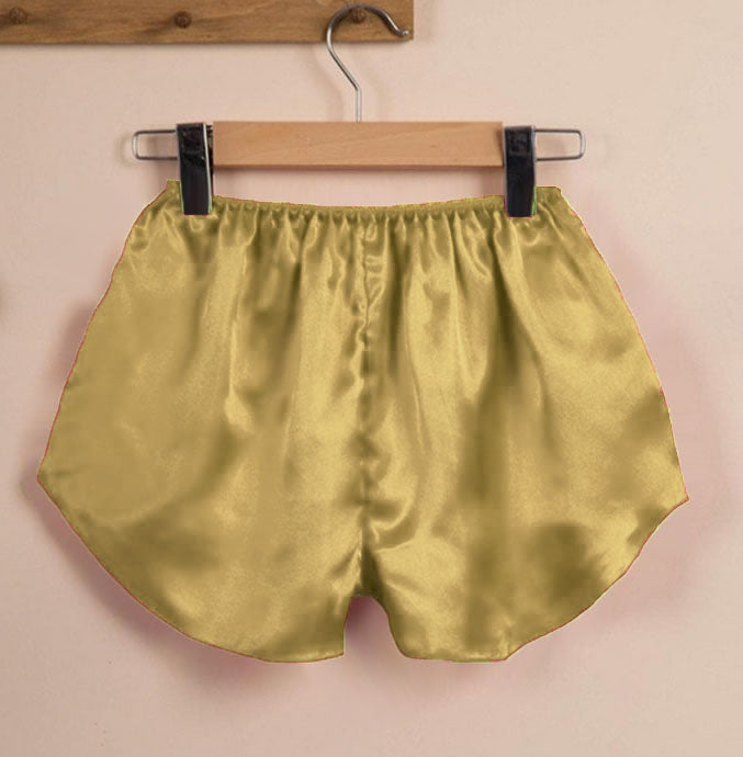 Satin Short Mini Pant For Girls Night wear S78 - Regular Size 2