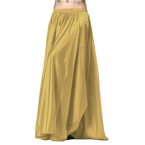 Satin Belly Dance Full Circle Skirt S69 - Regular Size 2