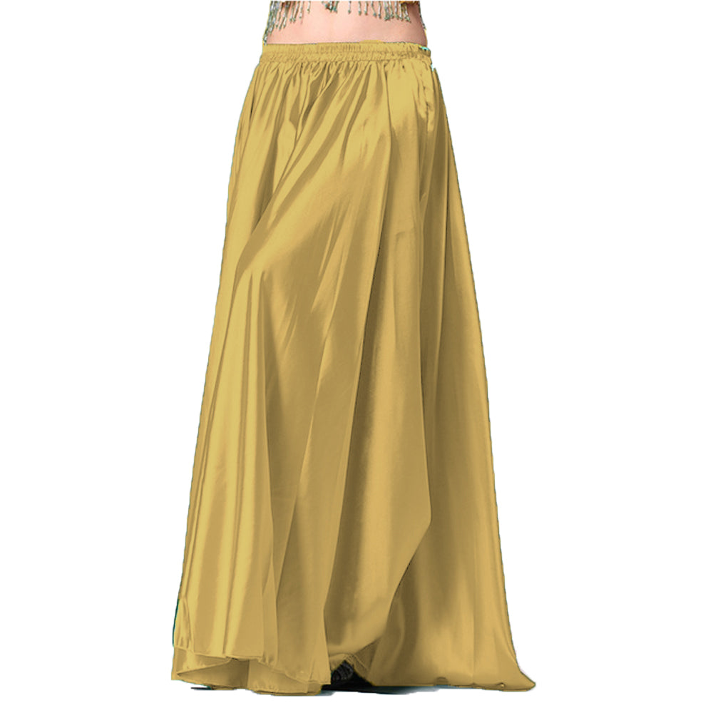 Satin Belly Dance Full Circle Skirt S69 - Regular Size 2