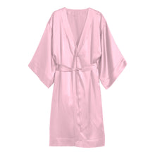 Satin Night Wear  Bathrobe S79 - Regular Size 2