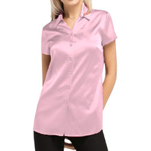 Satin Short Sleeve Shirt S118 - Regular Size 2