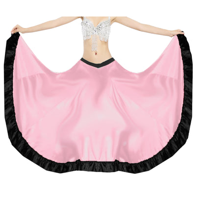 Satin Belly Dance Skirt 16 Yard With Frill  S61  - Regular Size 2