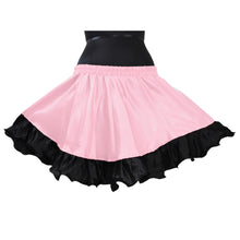 Satin Belly Dance   Short skirt with frill S41 - Regular Size 2