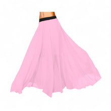 Chiffon Half Circle Belly Dance Skirt | Sleek A-Line Flow Practice Wear C13