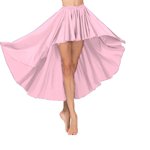 Satin Asymmetrical Skirt S74 - Regular Size 2