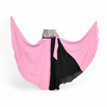 Multi-Color Chiffon Full Circle Skirt | Dynamic Sheer Flow Belly Dance Costume C23