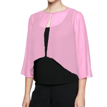 Chiffon sheer Peplum Top C48 - Regular Size 1