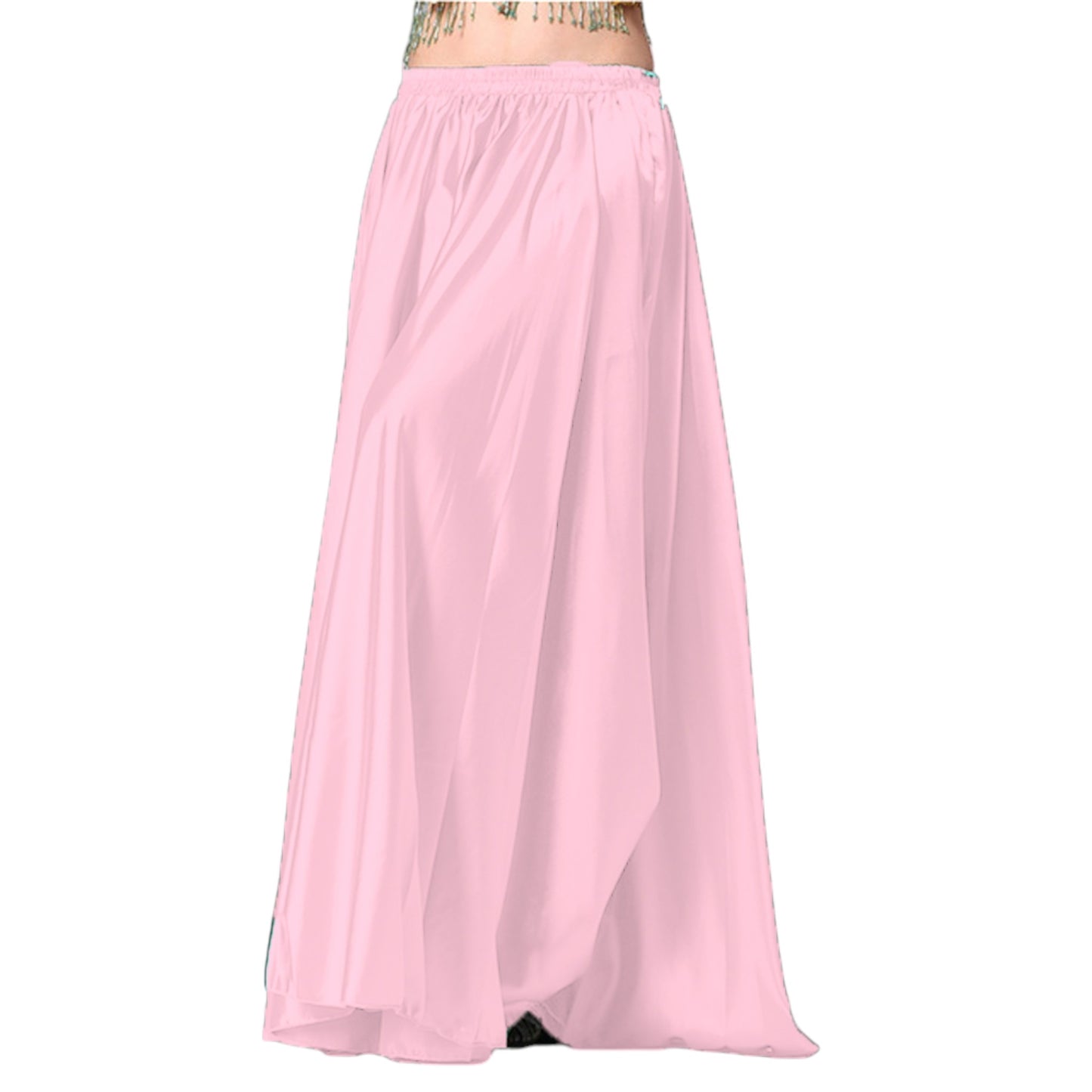 Satin Belly Dance Full Circle Skirt S69 - Regular Size 2