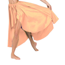 Satin High Low Asymmetrical Skirt  Ballet Dance Skirt S73-Regular Size 2