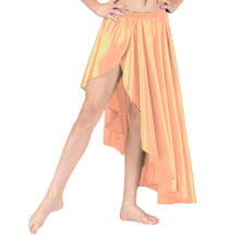 Belly Dance Satin Skirt Ballet Asymmetrical skirt S72 - Regular Size 2