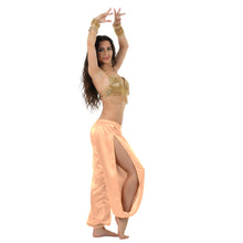 Satin Harem Pants w/ Side Slit | Belly Dance Flow S-3XL | 41 Colors S18